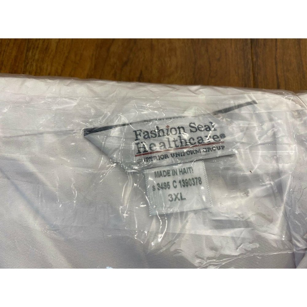 Fashion Seal Healthcare Knee Length White Lab Coat - Picture 8 of 12